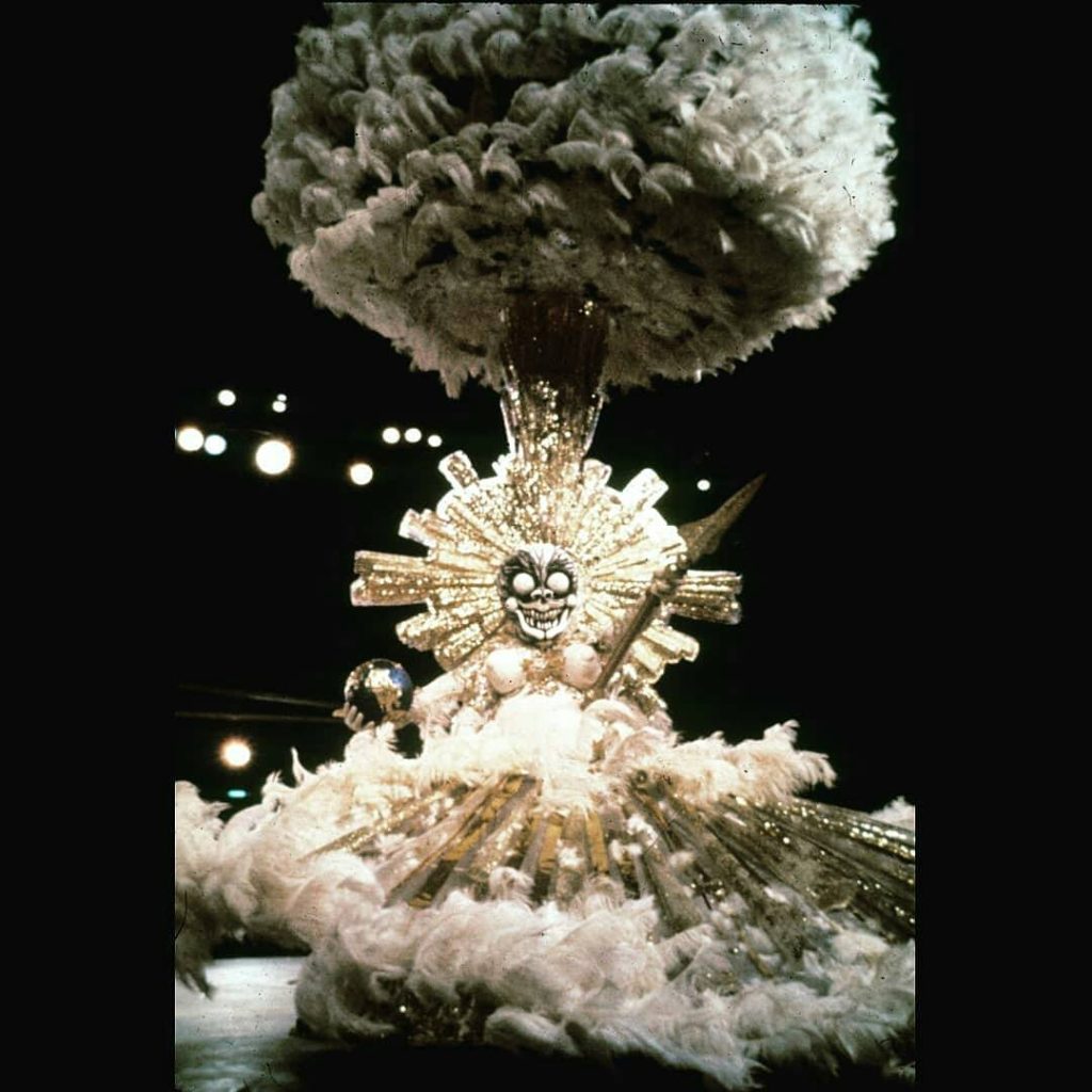 1983 - Madame Hiroshima - This Mas, ,was a powerful statement about the dangers of nuclear weapons and the need for peace in the world.